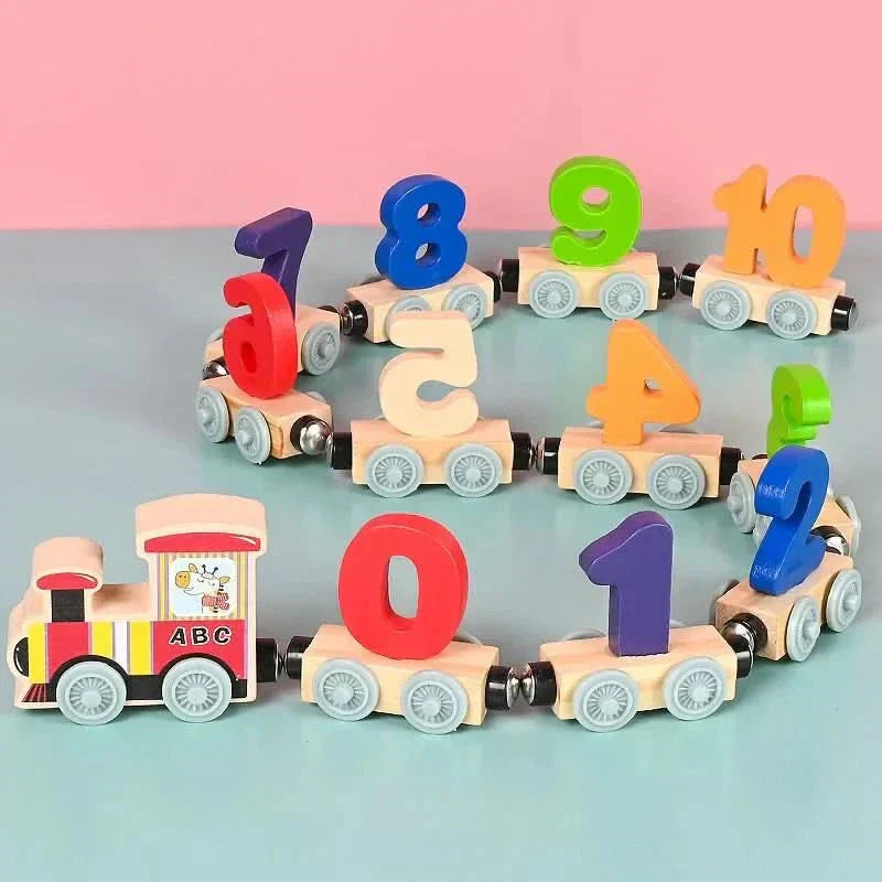 BrightTrack Magnetische Zahlenbahn für Kleinkinder ab 2 Jahren Fördert die Zahlenkompetenz