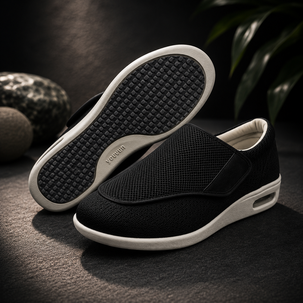 Adjustable Wide-Width Comfort Shoes For Broad Feet All Day