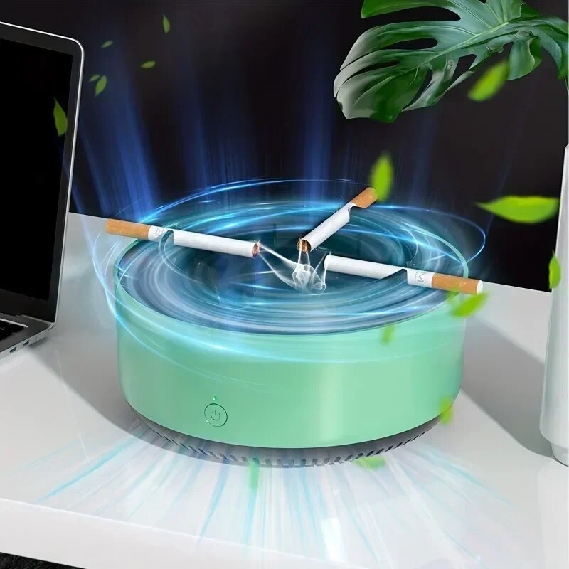 Cendrier purificateur d'air et éliminateur de fumée