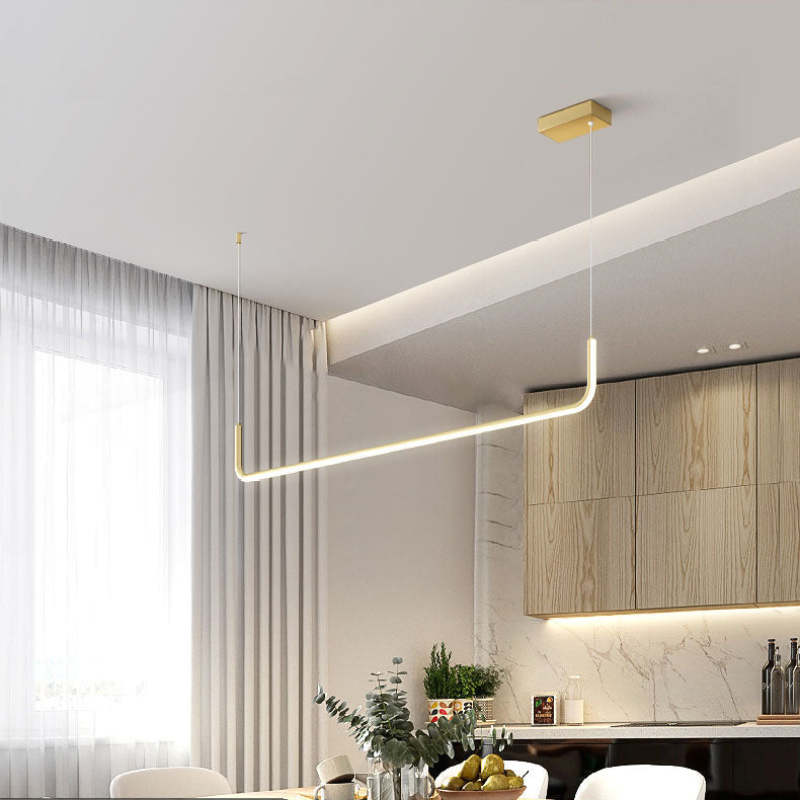 Elara Modern LED Pendant Light in Metal and Silicone
