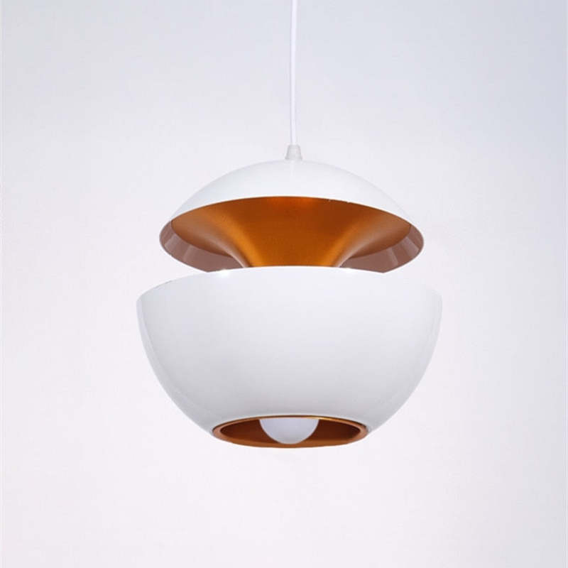 NexaLum Modern LED Pendant Light In Black And White
