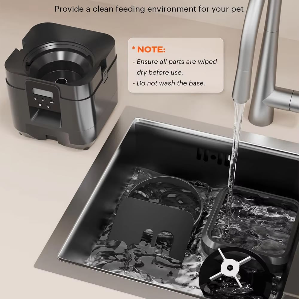WiFi Smart Pet Feeder With Dual Power For Home Use
