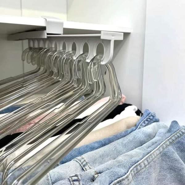 SwiftGlide Pull-Out Rack for Wardrobe Organizers Space-Saving Effortless Organization