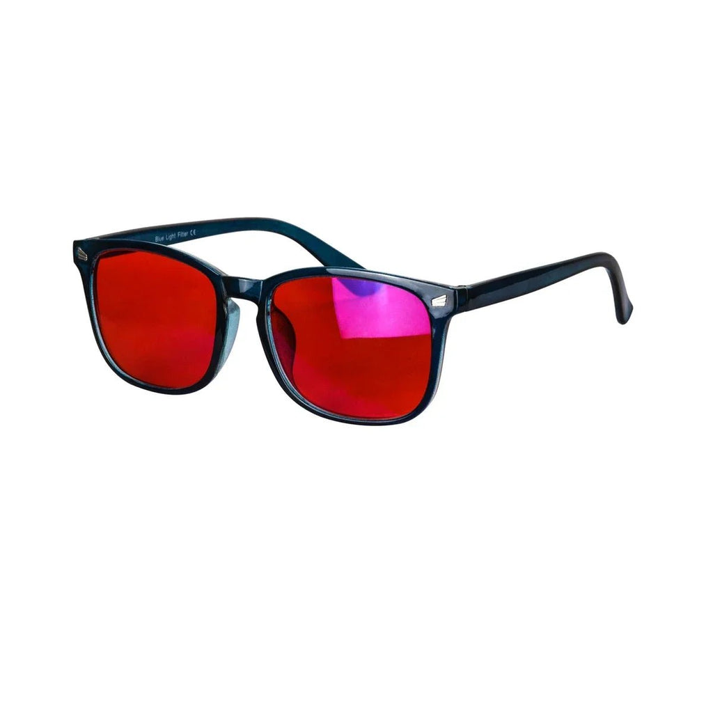 Blue Light Filter Eyewear With Custom Lenses In Red, Yellow Or Orange