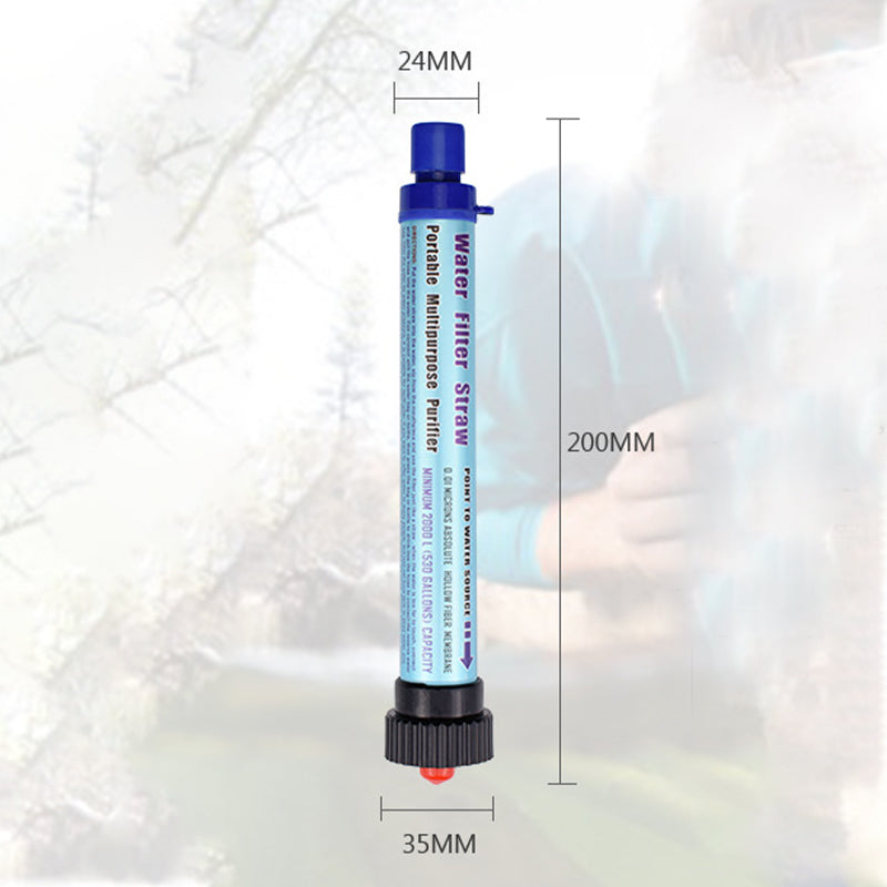 Ultra Lightweight Water Filter, 60g, 2000 L, Removes Bacteria And Protozoa