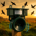 Disuasor de aves con sensor de movimiento FeatherBlock para espacios exteriores tranquilos