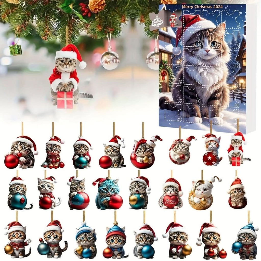 FELICOUNT Julekalender til Katteelskere Denne Jul