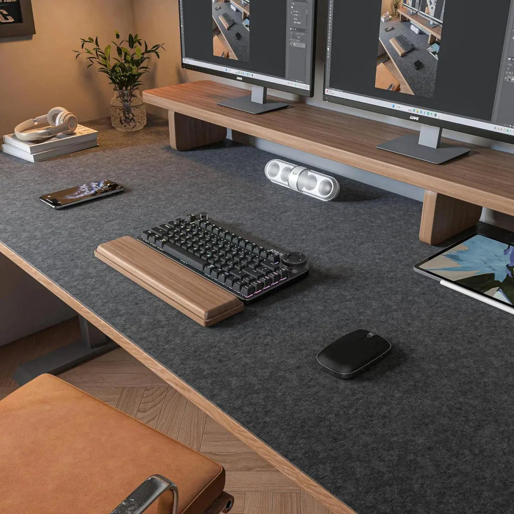 DESKFORM MAT filt skrivebordsunderlag til moderne arbejdsområder hjemme og på kontoret