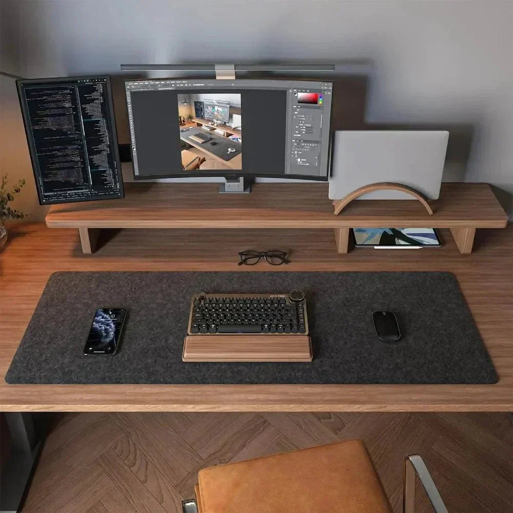 DESKFORM MAT filt skrivebordsunderlag til moderne arbejdsområder hjemme og på kontoret