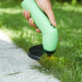 Bezprzewodowa mini podkaszarka z 63 cm trzonkiem, zasilana bateriami AA, lekka