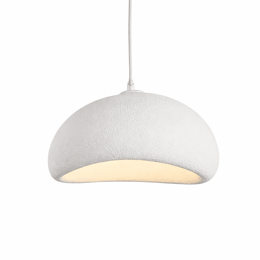 Glassfiber Pendellampe Med Minimalistisk Wabi Sabi Kjøkkenbelysning