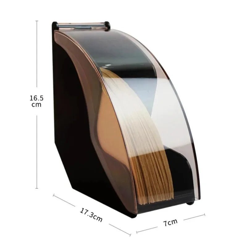 FILTERIA Hand Brew Coffee Filter Holder With Clear Acrylic Lid