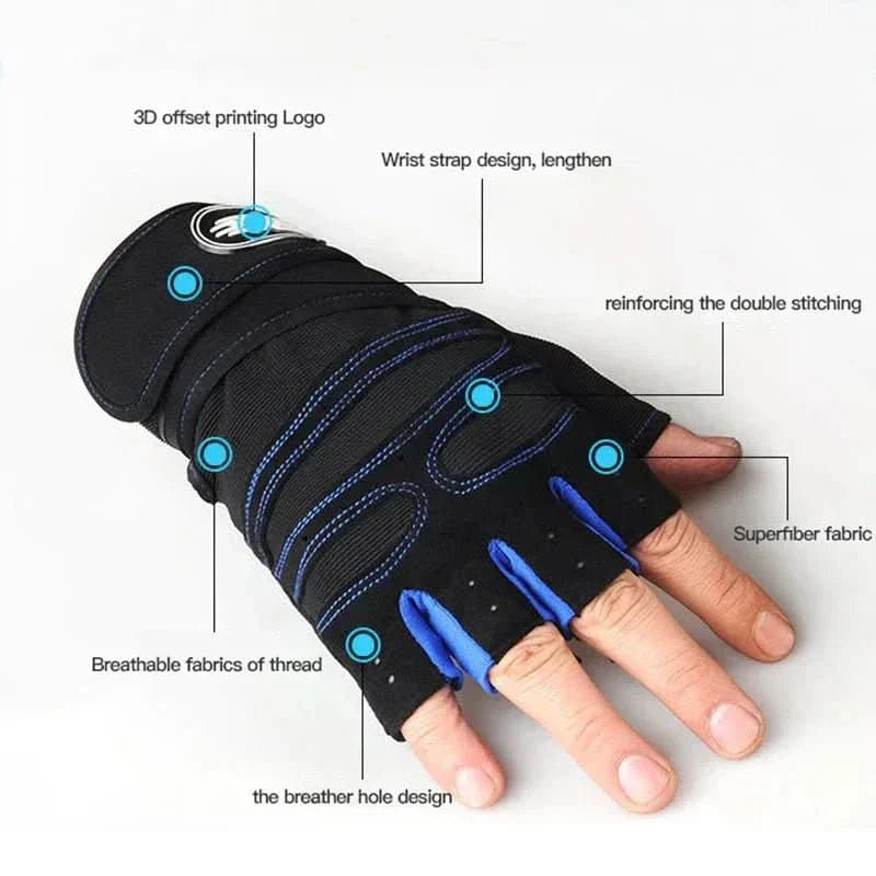 Forcewrap Shock-Resistant Training Gloves With Wrist Support | compagnien