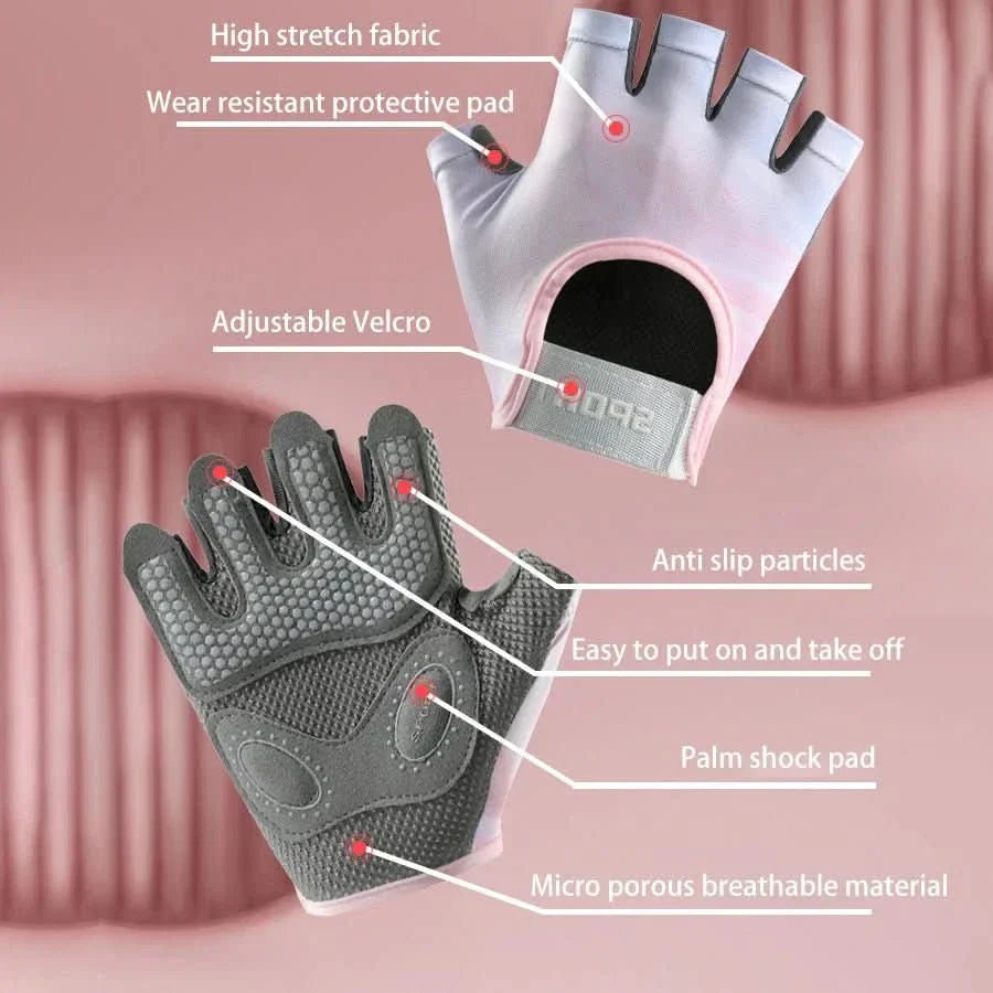 FITGRIP-HANSKER for unisex sport og treningsprestasjon