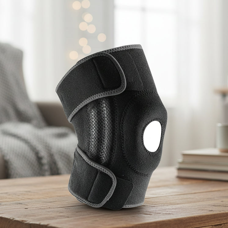 FlexiKnee Plus-Size verstellbare Kniebandage für bequemen Halt