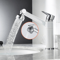 Flexispout 360°-ban állítható csaptelep permetező funkcióval mosogatóhoz