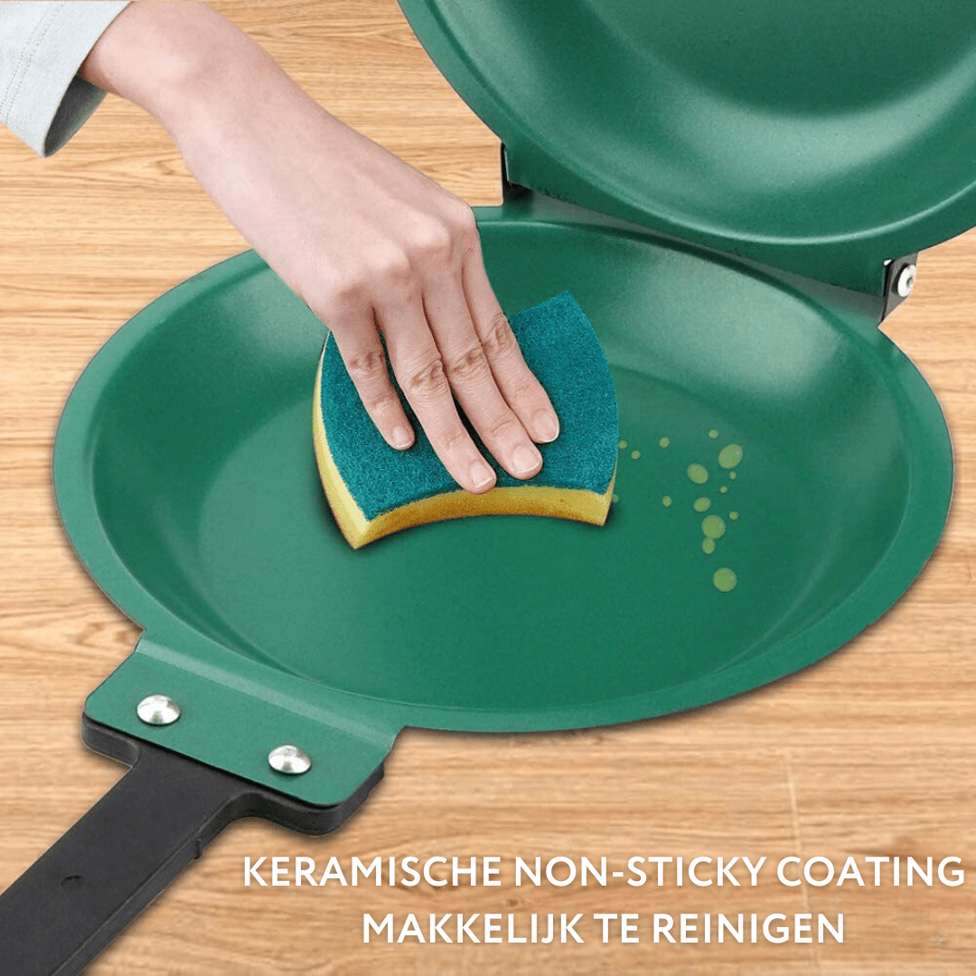 Flipchef Nonstick Turning Skillet For Everyday Easy Cooking | compagnien