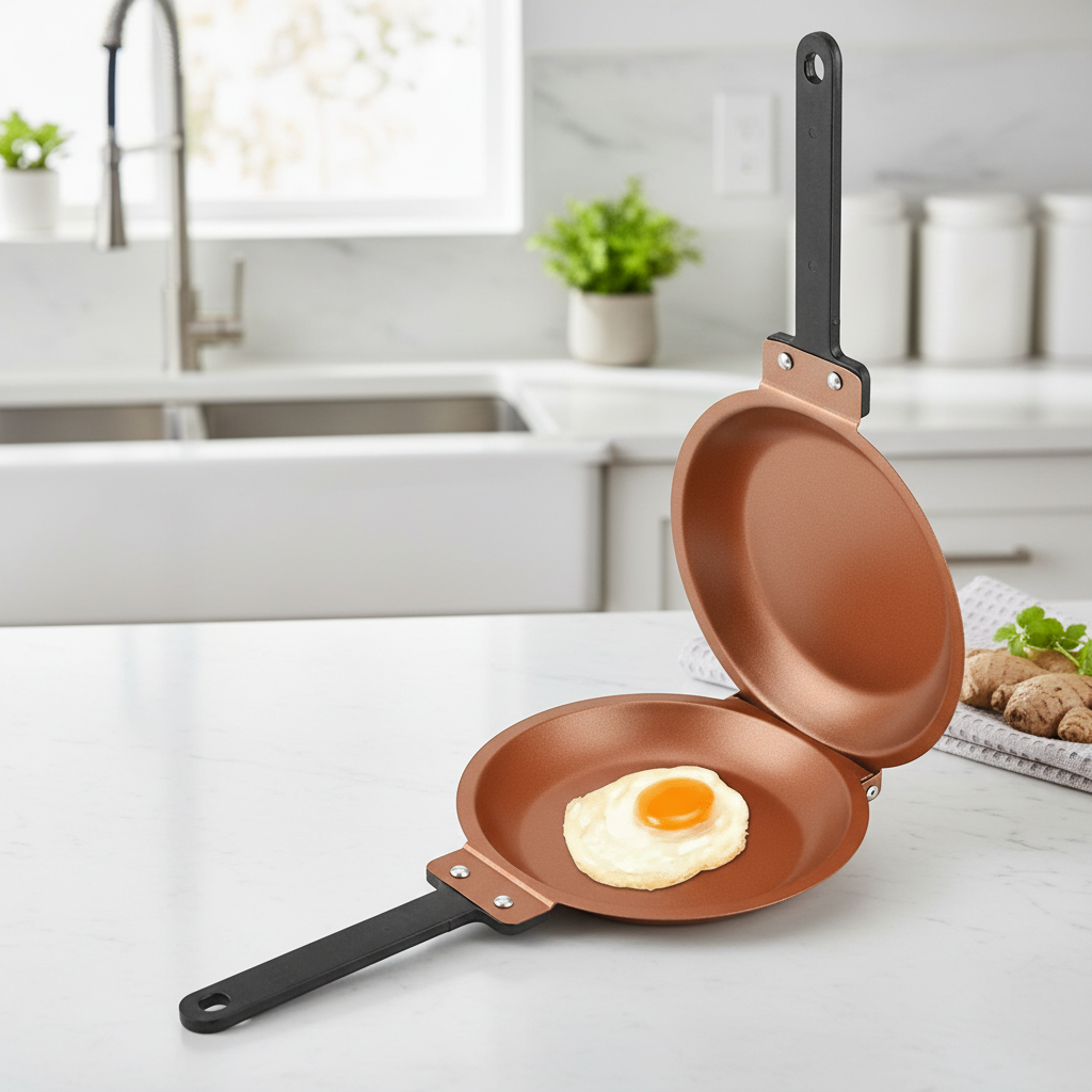 Flipchef Nonstick Turning Skillet For Everyday Easy Cooking | compagnien