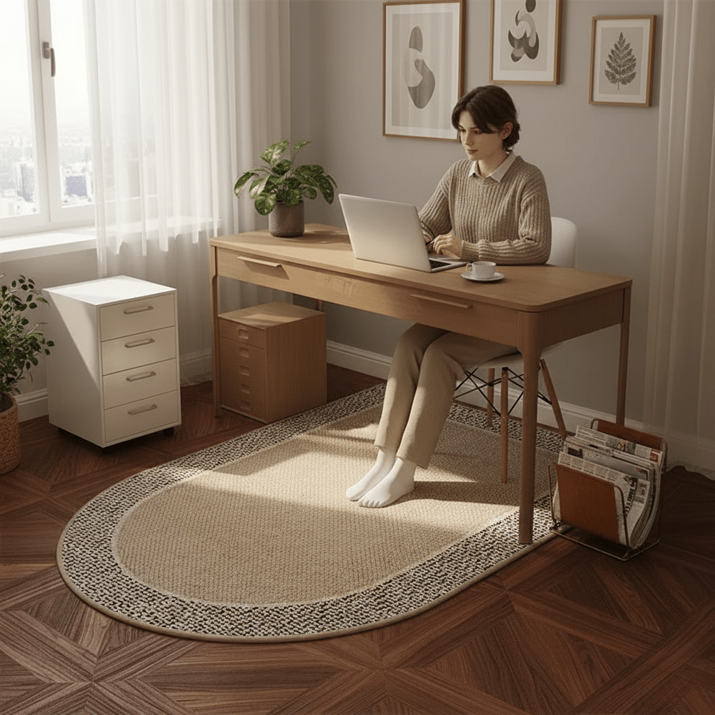 FloorSafe Mat Átlátszó Padlóvédő Irodai Székekhez
