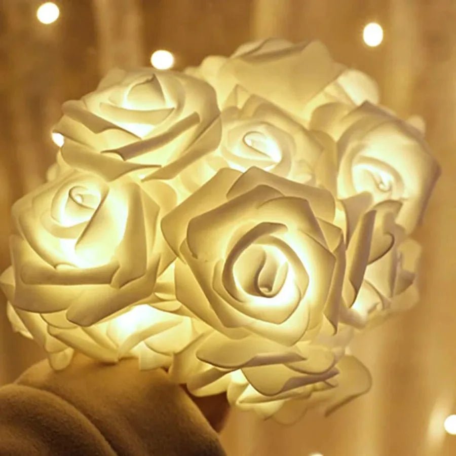 FLORAGLOW rózsaszín tündérfény szálak gyengéd, meleg LED-ekkel a Valentin-napi hangulathoz