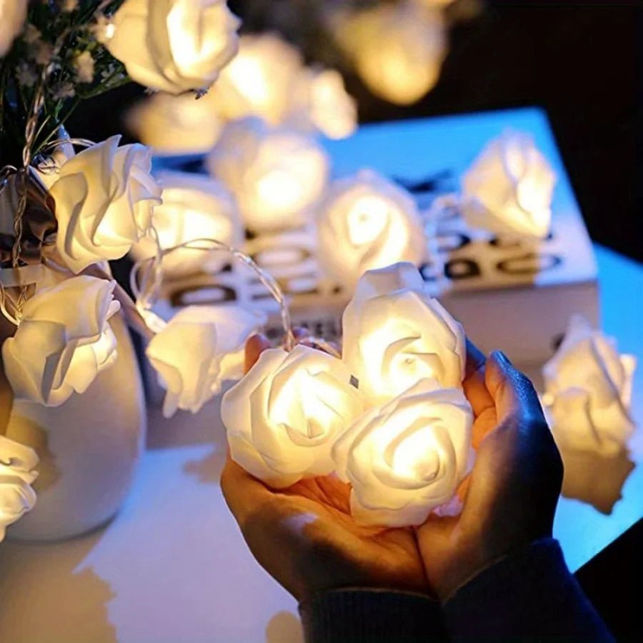 FLORAGLOW rózsaszín tündérfény szálak gyengéd, meleg LED-ekkel a Valentin-napi hangulathoz