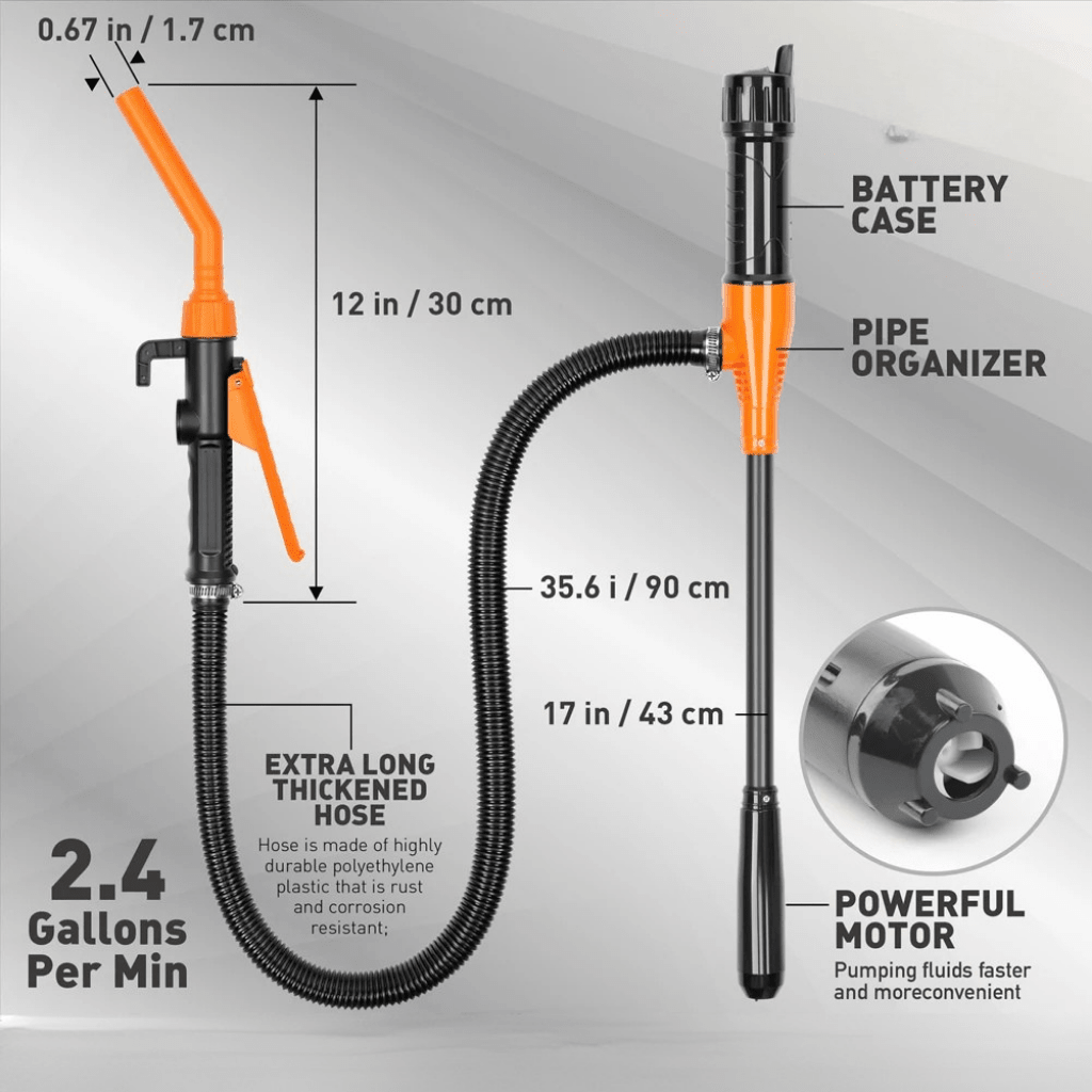FlowPUMP Compact Pump For Fluid Transfer With Adjustable 2.4 GPM | compagnien