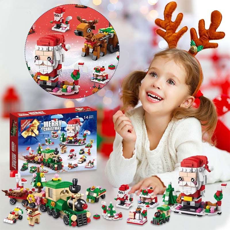 BrightCraft Adventní kalendář: Kreativní stavebnice na Vánoce pro děti od 6 let a výše