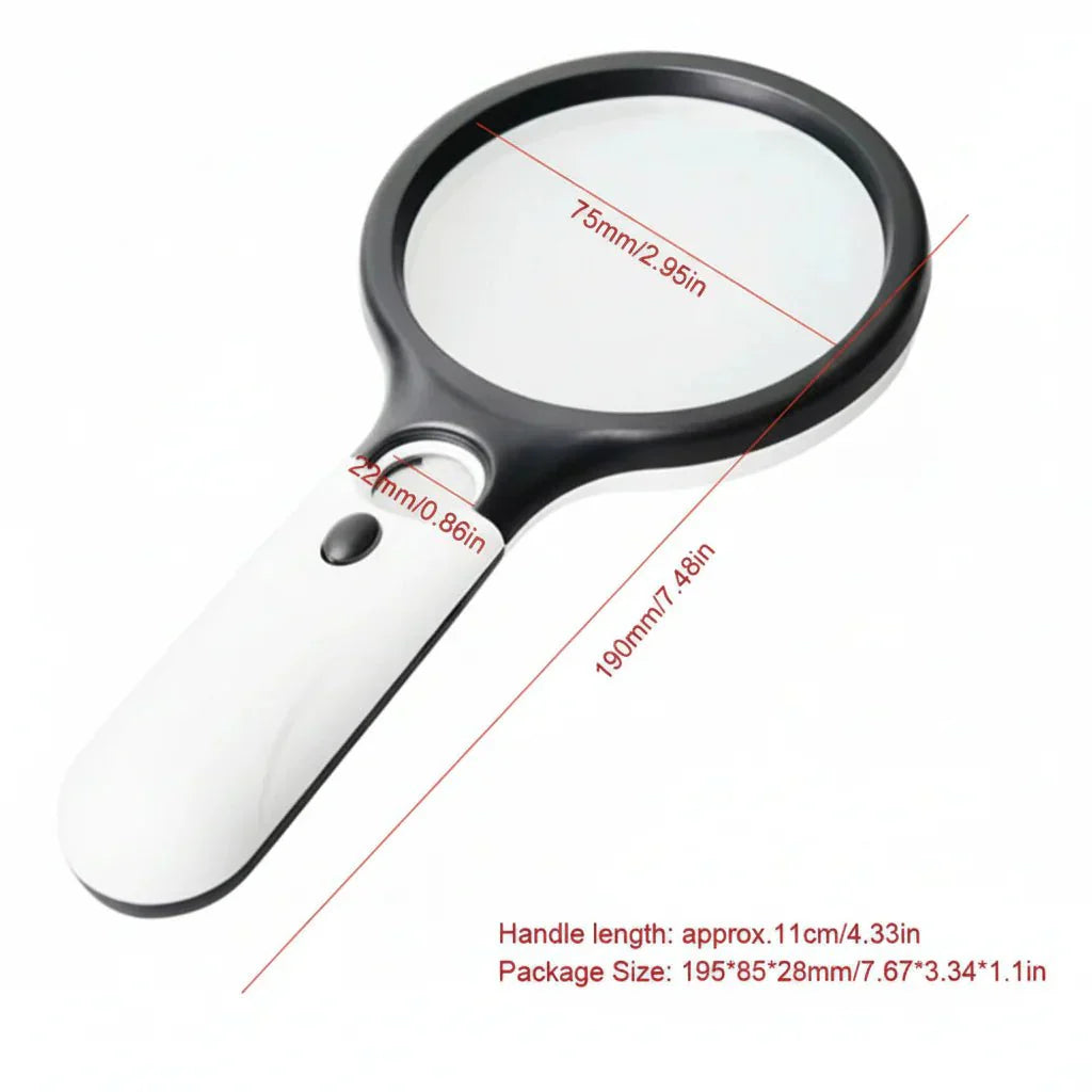 FocusMax 45X LED Magnifier for Precise Handheld Viewing | compagnien