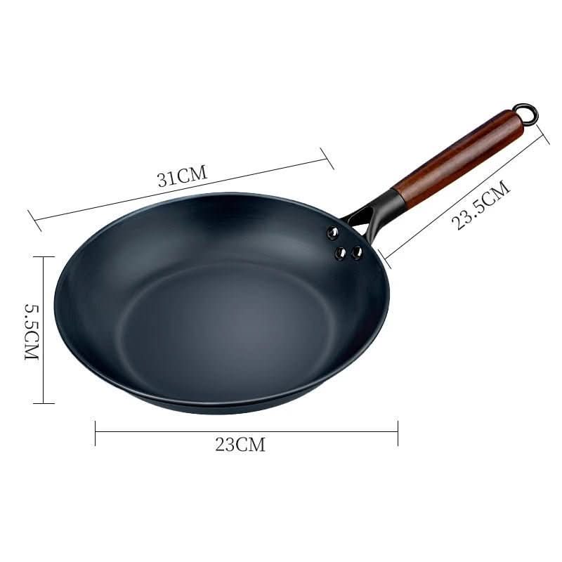 ForgeVerra Premium Cast Iron Pan With Non Stick Coating For Even Cooking