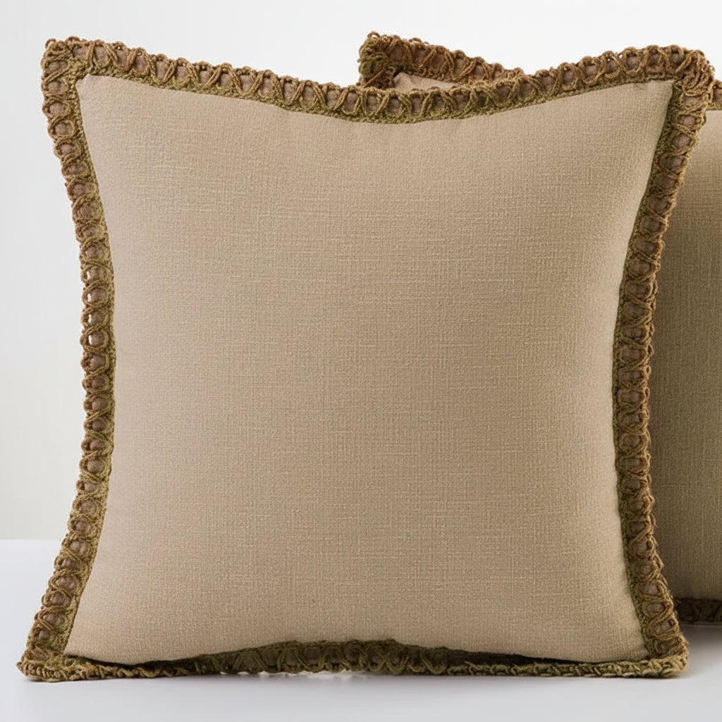 FRENCHÉA Vibrant Multicolor Throw Pillow For Elegant French Decor