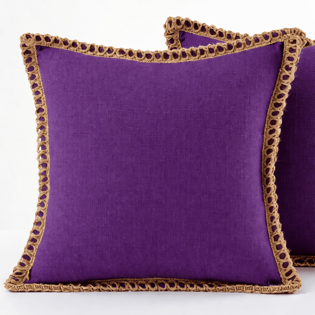 FRENCHÉA Vibrant Multicolor Throw Pillow For Elegant French Decor