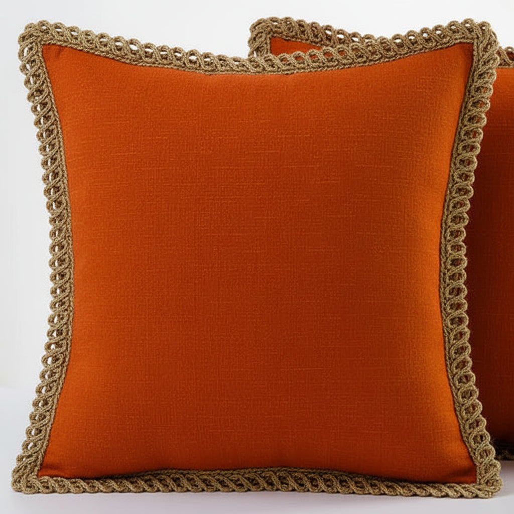 FRENCHÉA Vibrant Multicolor Throw Pillow For Elegant French Decor