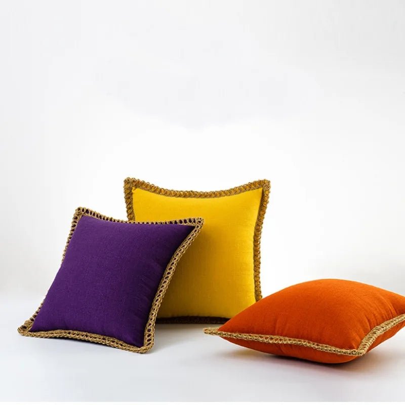 FRENCHÉA Vibrant Multicolor Throw Pillow For Elegant French Decor