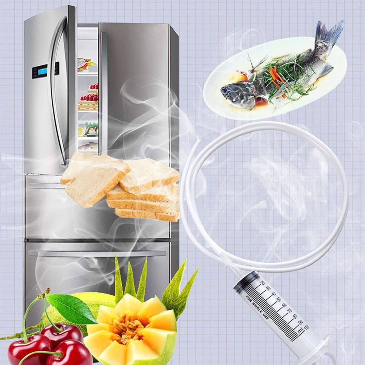 FRIDGEFRESH Pro Drainage Hole Cleaning Kit For Odor-Free And Leak-Proof Refrigerators