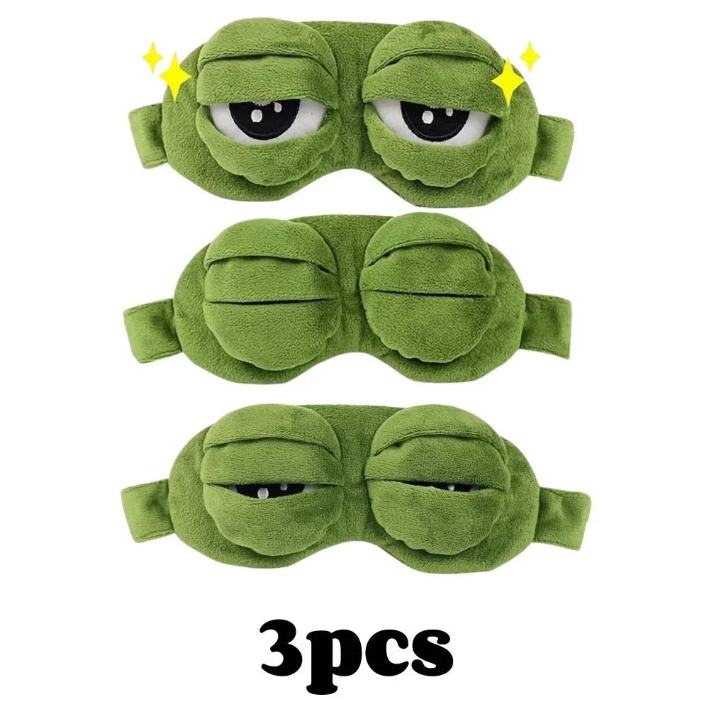 FROGZLEEP 3D Frog Eye Mask For Restful Sleep On The Go