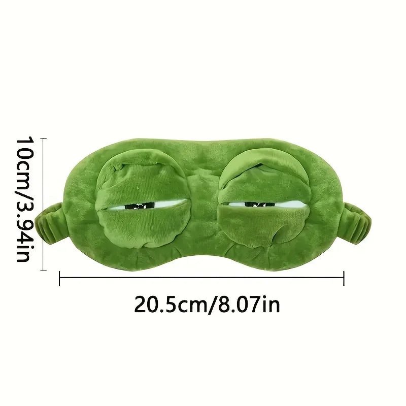 FROGZLEEP 3D Frog Eye Mask For Restful Sleep On The Go
