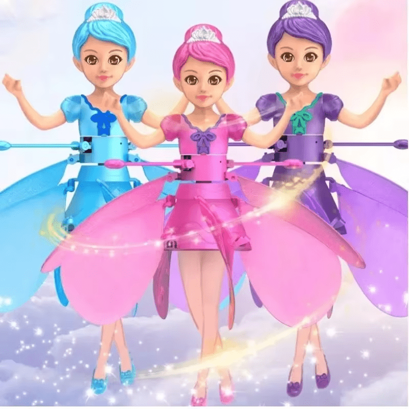 GlimmerWing Gesture Controlled Flying Toy With Glowing Lights For Kids