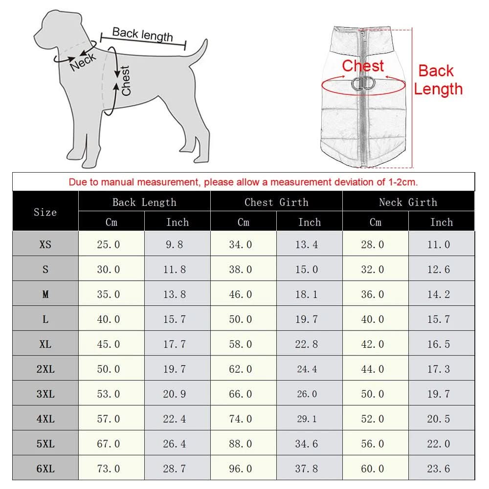 FrostPaw Winter Dog Coat For All Breeds With Warmth And Comfort