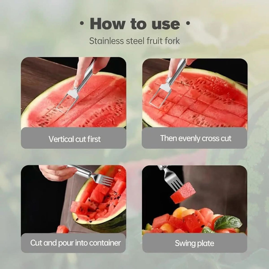 HandyFruit Pro With Dual Blade And Fork For Easy Fruit Prep