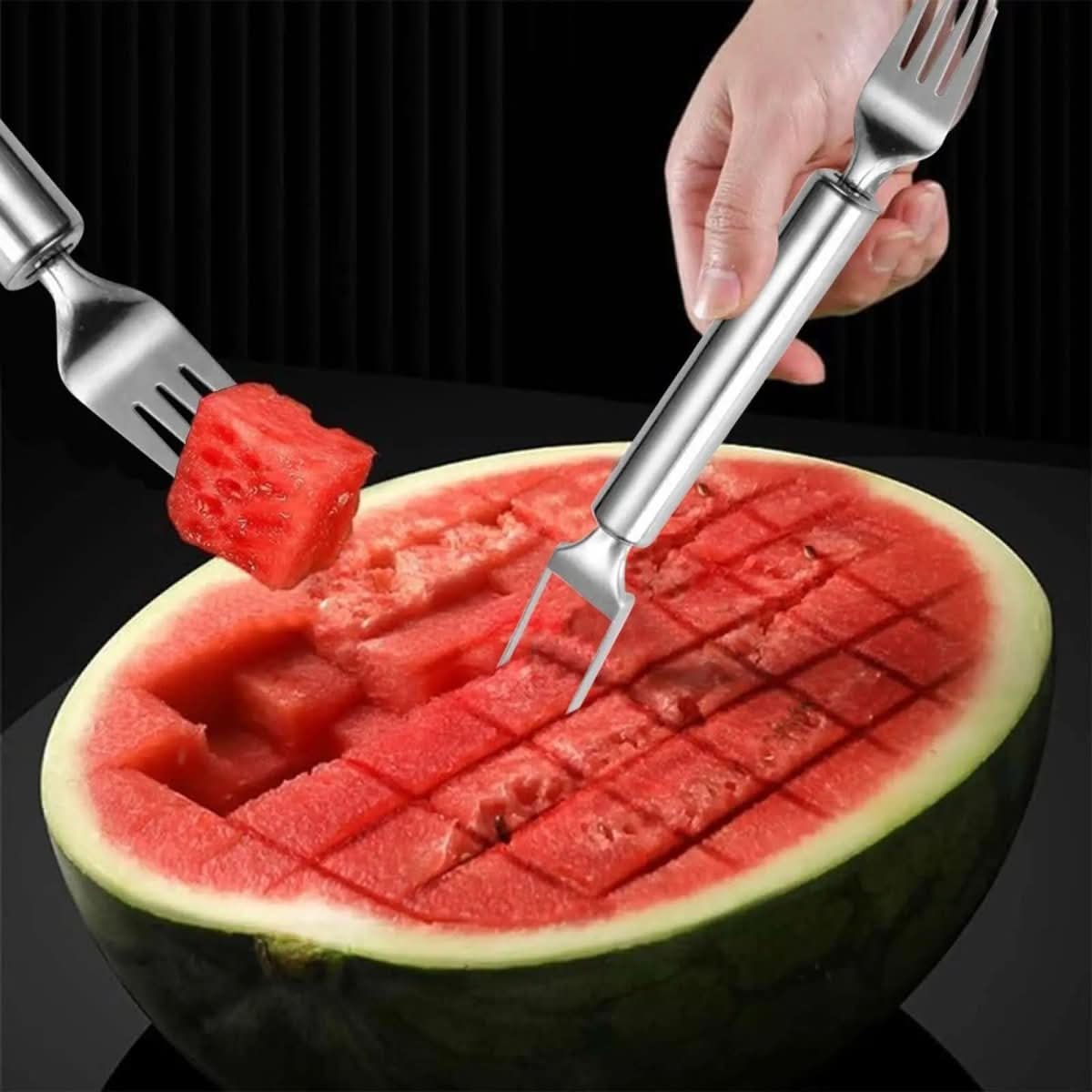 HandyFruit Pro With Dual Blade And Fork For Easy Fruit Prep