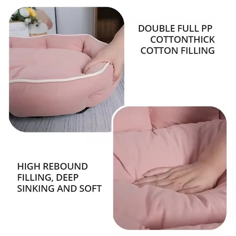 FURCOZYPAD Cozy Pet Bed With Deep Padding For Dogs And Cats