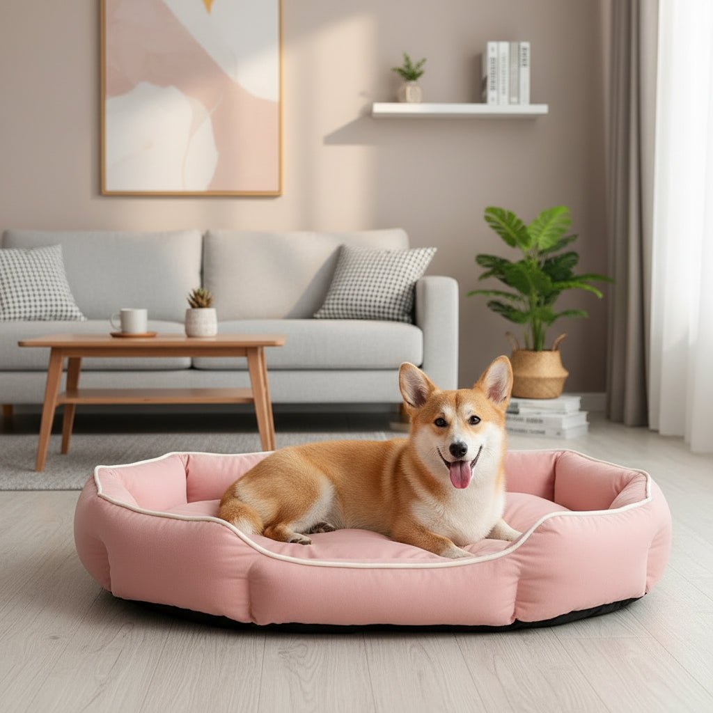 FURCOZYPAD Cozy Pet Bed With Deep Padding For Dogs And Cats
