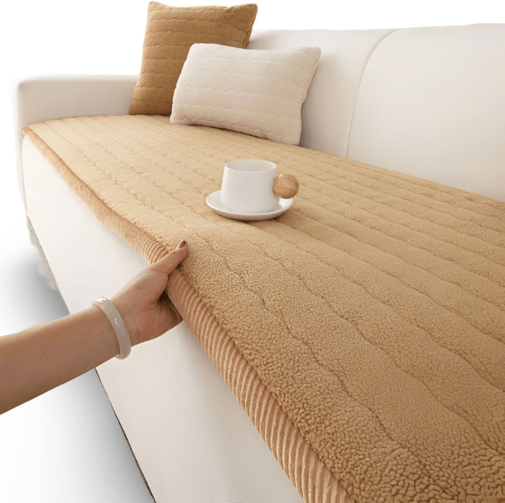 FURNICOZY Pet-Friendly Sofa Cover With Non-Slip Backing For Daily Comfort