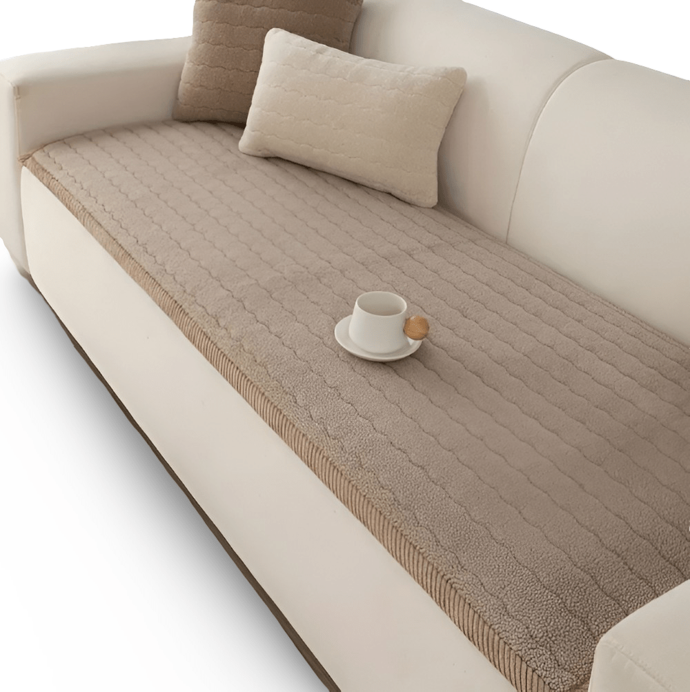 FURNICOZY Pet-Friendly Sofa Cover With Non-Slip Backing For Daily Comfort