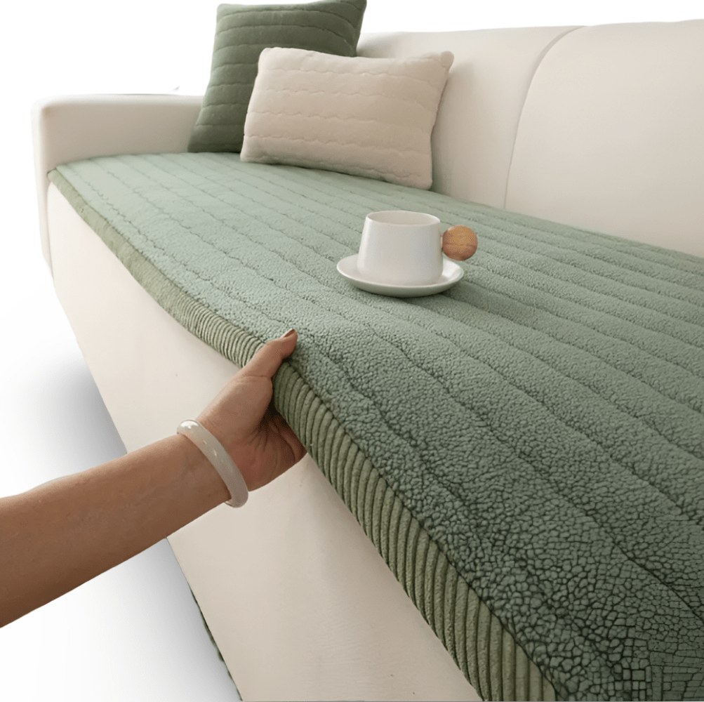 FURNICOZY Pet-Friendly Sofa Cover With Non-Slip Backing For Daily Comfort