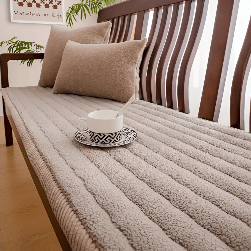 FURNICOZY Pet-Friendly Sofa Cover With Non-Slip Backing For Daily Comfort