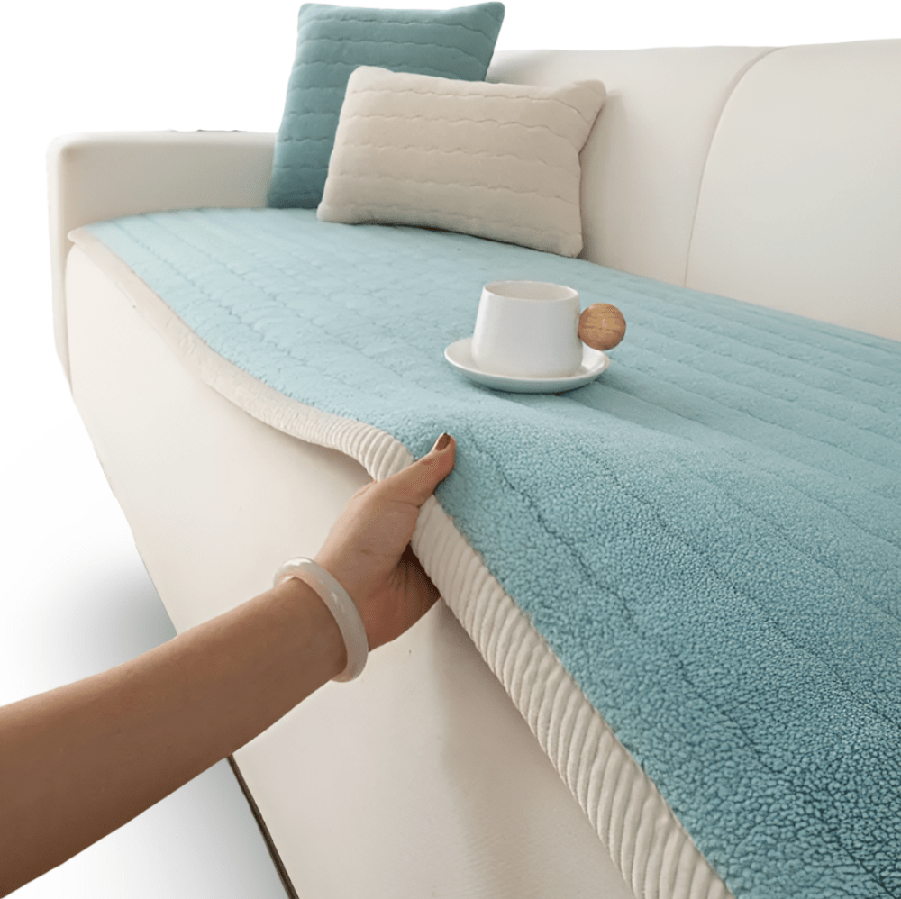FURNICOZY Pet-Friendly Sofa Cover With Non-Slip Backing For Daily Comfort