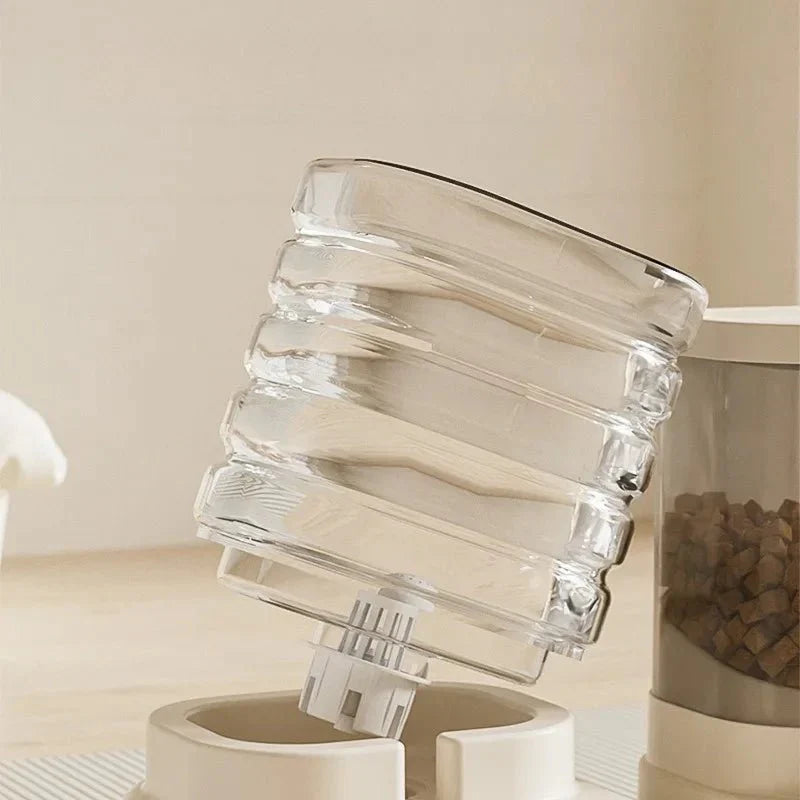موزع طعام وماء للحيوانات الأليفة فوروورا يعمل بالجاذبية للعناية السهلة