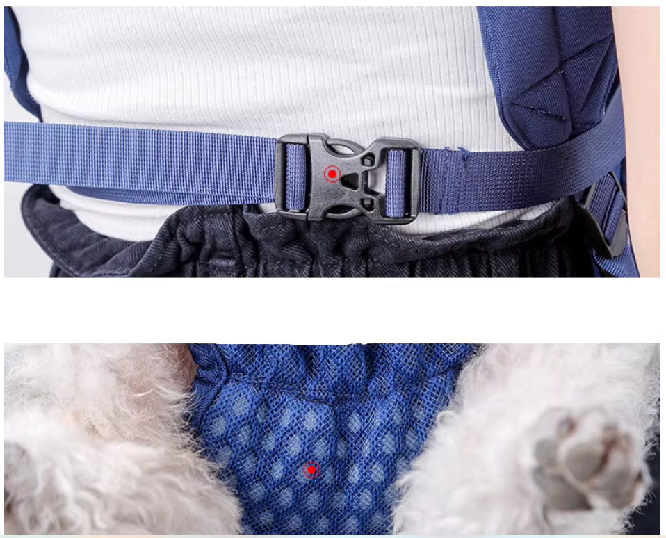 Zaino porta cane per passeggiate e escursioni in comfort