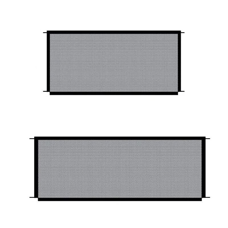 AeroGuard Mesh Baby And Pet Barrier Transparent Durable Gate For Safe Homes